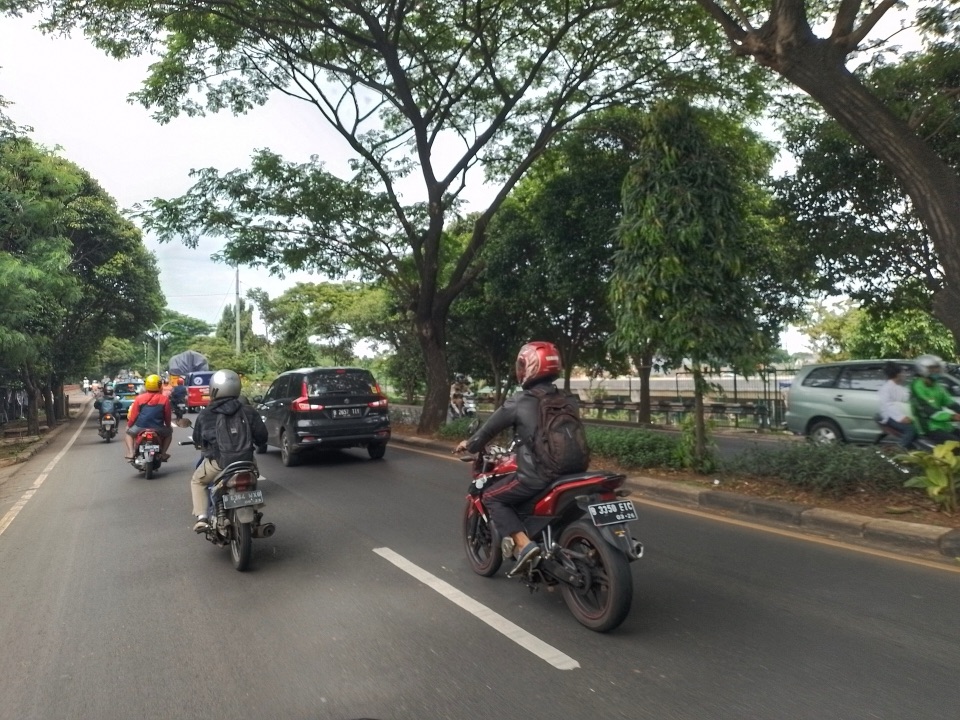 Jalan Ir. H. Djuanda, Depok, salah satu kota penyangga Jakarta