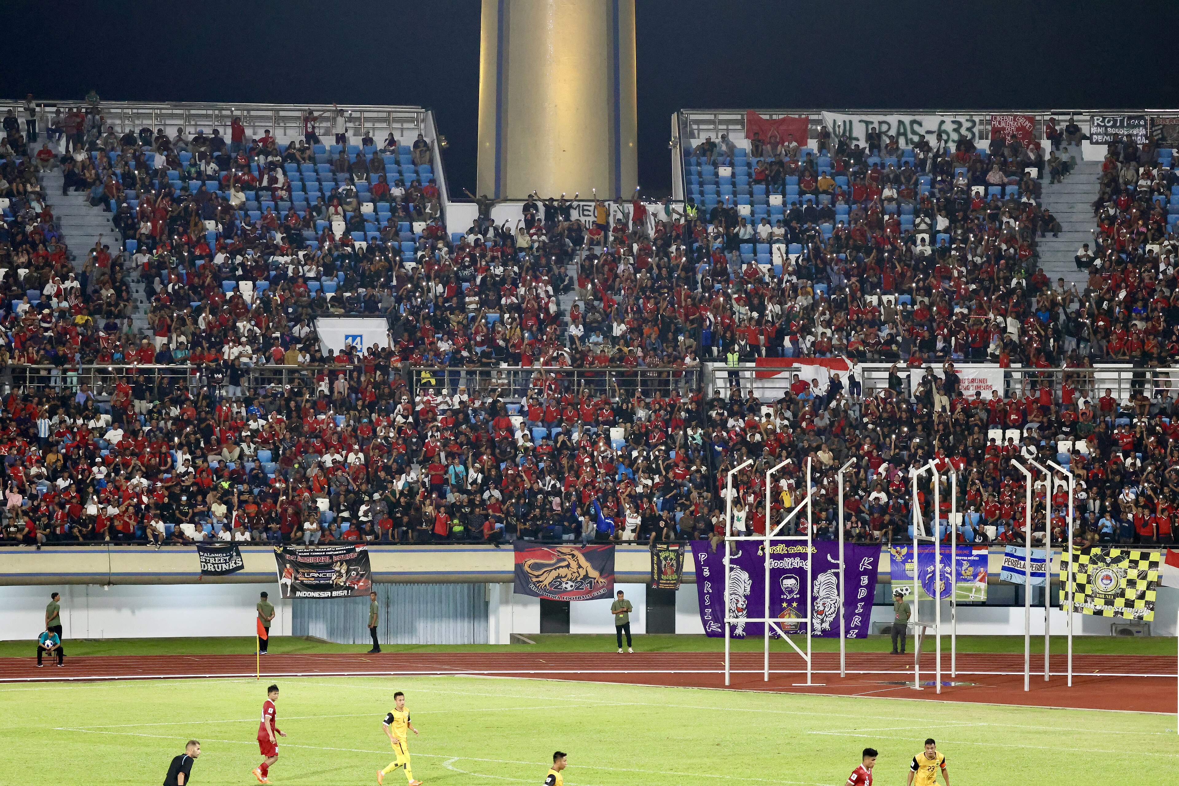 Pertandingan tim nasional Indonesia di Stadion Utama Gelora Bung Karno